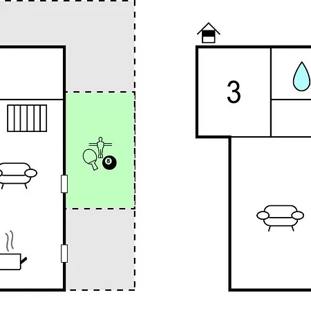 Three-bedroom Holiday In Casa de Férias
